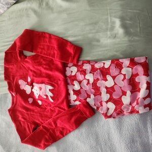 Valentine's Day pj's